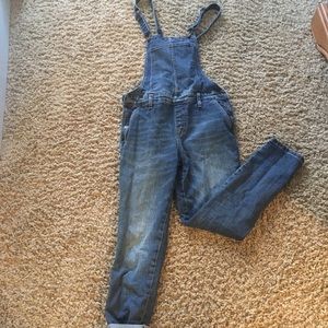 Denim overalls